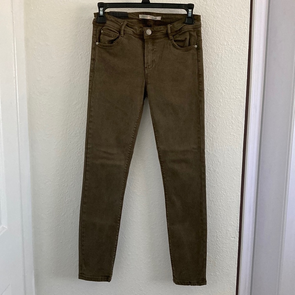 ZARA Trafaluc Acid Wash Skinny Jeans 4